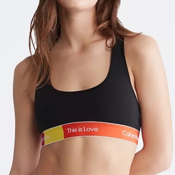 🌈CALVIN KLEIN BRAND NEW UNLINED BRALETTE SIZE M - Picture 1 of 6